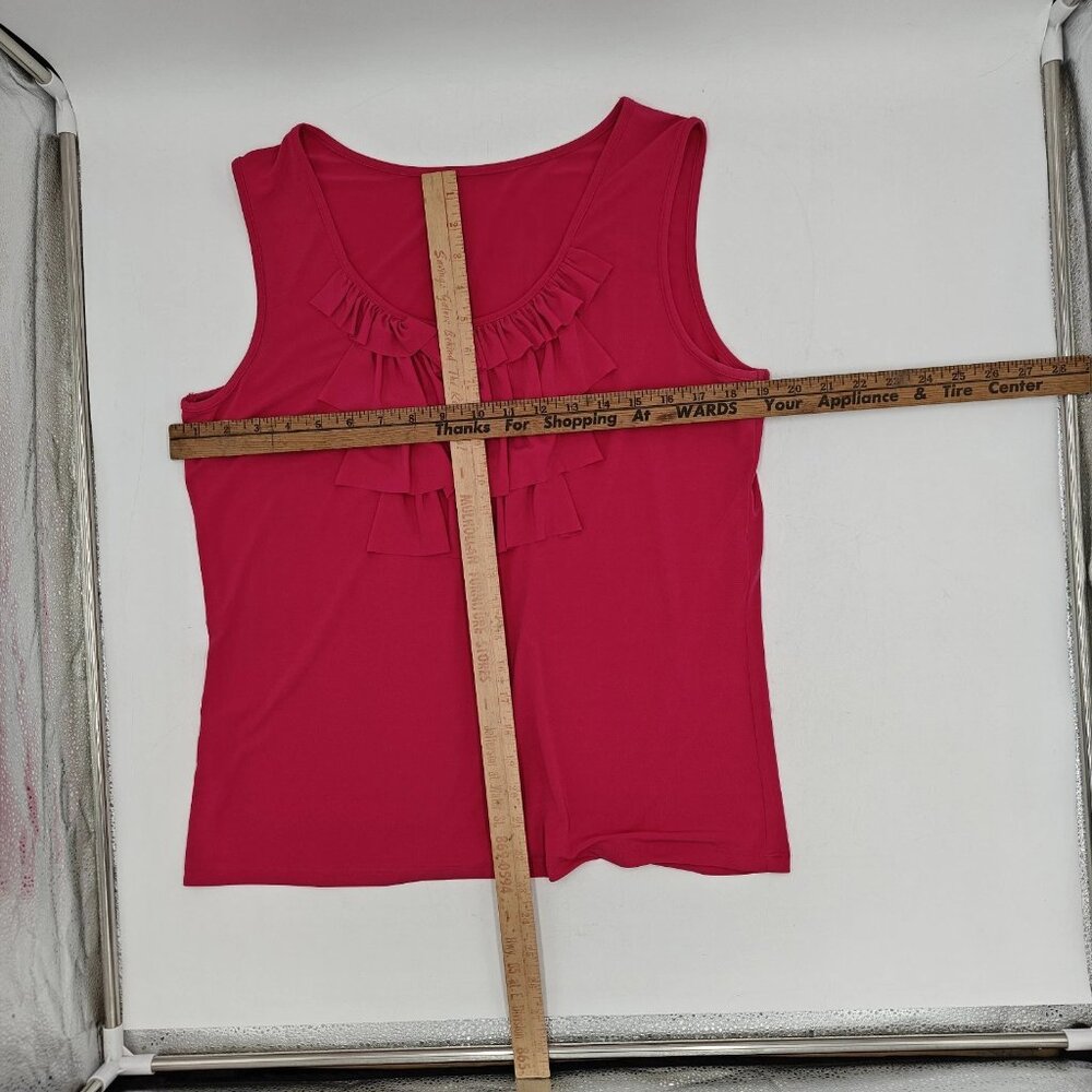 VTG Jones Studio Magenta 1 button blazer with matching blouse - EUC SZ 14 - Picture 10 of 12